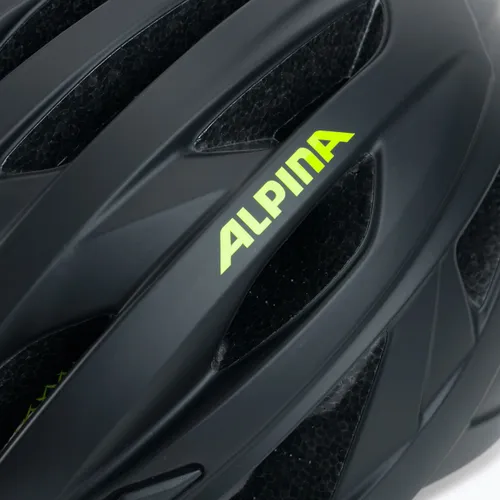 Kask rowerowy Alpina Parana black/ neon yellow matte