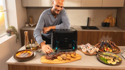 Air Fryer Frytkownica beztłuszczowa CECOTEC Cecofry&Grill Smokin Prime 11000 11L 10 automatycznych programów