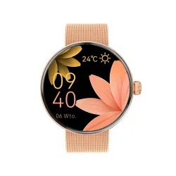 Smartwatch Forever Forevive 5 SB-365 41mm Różowe złote