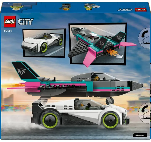 LEGO 60489 City Odrzutowiec kontra samochód