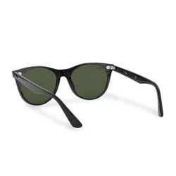 Okulary przeciwsłoneczne Ray-Ban Wayfarer II Classic 0RB2185 901/31 Black/Green Classic - Rozmiar (EU) 55