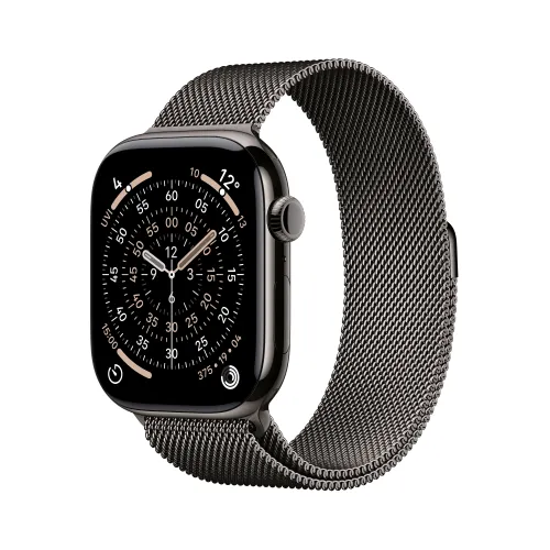 Apple Watch Series 11 GPS + Cellular 42mm Tytan Łupek Bransoleta mediolańska Łupek