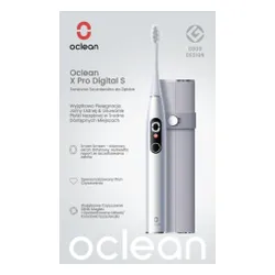 Szczoteczka soniczna OCLEAN X Pro Digital Srebrny + Etui