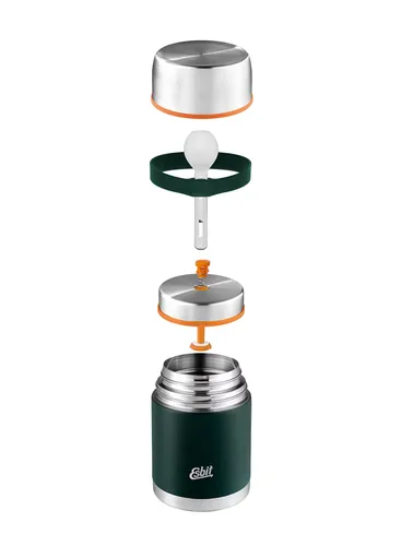 Termos obiadowy Esbit Classic Food Jug with Cutlery Set 0,5L - forest green