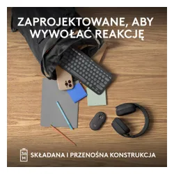 Klawiatura membranowa Logitech Pebble Keys 2 K380s - grafitowy