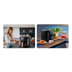 Frytkownica beztłuszczowa Air Fryer BERDSEN BD-652 5l Czarno-złoty
