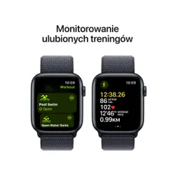 Apple Watch SE 2gen GPS + Cellular koperta 40mm z aluminium północ sportowa opaska atramentowy
