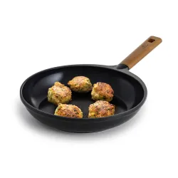 GERLACH Natur 28 cm - patelnia ceramiczna nieprzywierająca z pokrywką