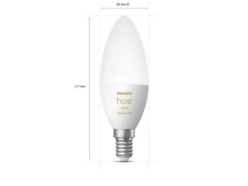 Żarówka LED Philips Hue White Ambiance E14 2 szt.