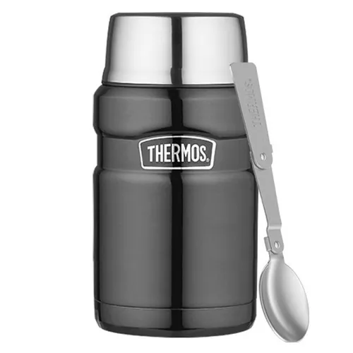 Termos na jedzenie z łyżką Thermos 0,7 l Stainless King - metallic grey