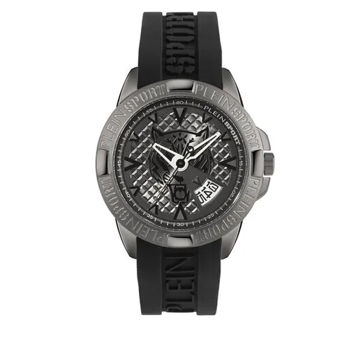 Plein Sport Touchdown Saati PSFBA0823 Black Guilloché