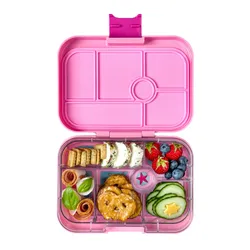 Szczelna średnia śniadaniówka Yumbox Original - power pink / mermaid tray