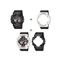 Casio Zegarek SET GA-100-1A4ER + BEZEL 10395292 + PASEK 10347688