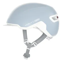 Kask rowerowy ABUS Hud-y Pure Niebiesko-biały Miejski (rozmiar L)