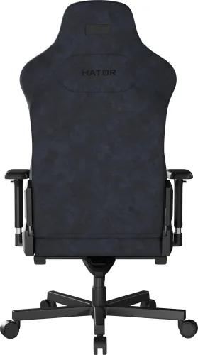 Fotel Hator Arc 3 Velour XL Gamingowy do 180kg Tkanina Czarny