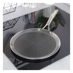 Patelnia do naleśników stalowa COOKCELL 29 cm