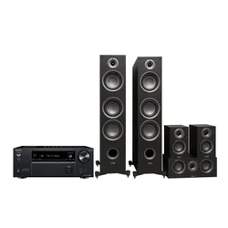 Onkyo TX-NR6100 Cinema Package Black, Taga Harmony TAV 5.0: TAV-607F + C + S Black