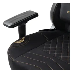 Fotel GAMVIS Elite 2.0 Pro XXL Czarny (złote elementy)