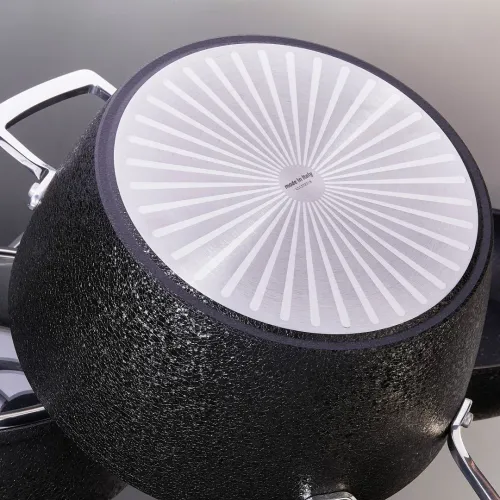 MONETA Armonia 4,5 l - garnek aluminiowy z pokrywką