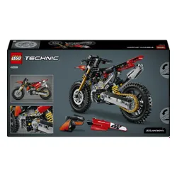 LEGO TECHNIC 42238 Motocykl Ducati Desmo450 MX Factory, zestaw klocków 10+