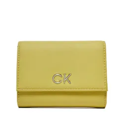 Большой женский кошелек Calvin Klein Re-Lock Trifold Md K60k608994 Citrus ZAV