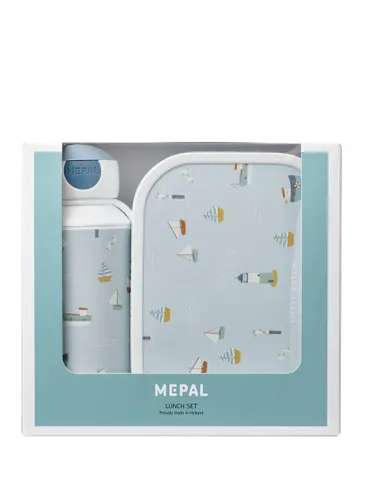 Zestaw dziecięcy bidon i lunchbox Campus Mepal - sailors bay