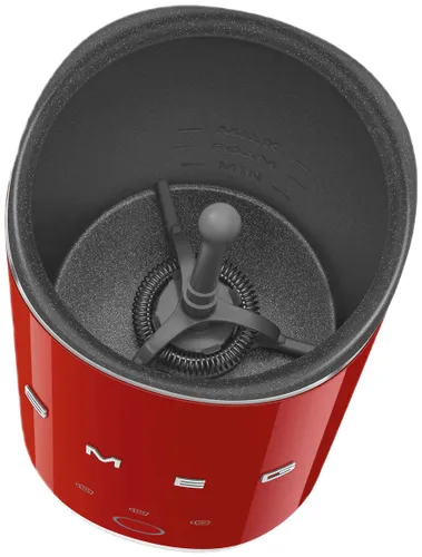 Spieniacz SMEG MFF02RDEU Czerwony