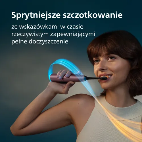 Szczoteczka soniczna PHILIPS Sonicare DiamondClean 9900 Prestige HX9813/95 Różowy