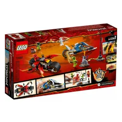 Конструктор Lego Ninjago мотоцикл Кайя и скутер Зейна (70667)