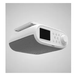 Radioodbiornik Hama DIR400 Radio FM, DAB, Internetowe Wi-Fi Bluetooth Biało-szary