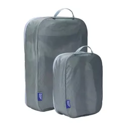 Dwa organizery podróżne Thule Packing Cube Set - pond gray