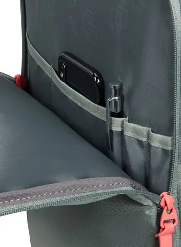 Рюкзак American Tourister Take2Cabin M - шалфей / коралл