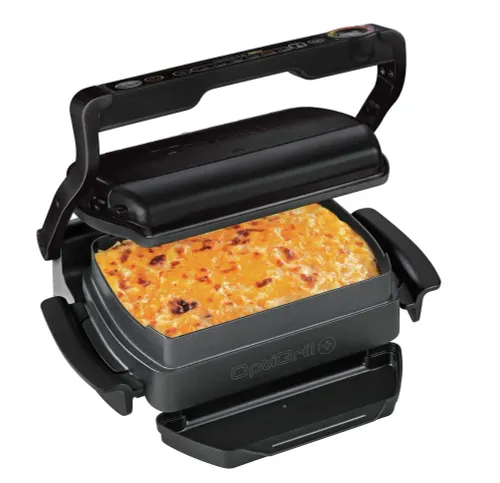 Grill elektryczny Tefal GC714834 OptiGrill+ Snacking&Baking 600cm2 Programy automatyczne