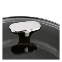 Patelnia na indukcję z pokrywką Starke Pro Celebrity Marble 28 cm