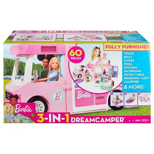 Barbie 3'ü 1 arada karavan