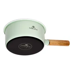 Zestaw garnków GERLACH Natur Enamel Pastelowa zieleń (6 elementów)