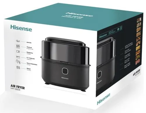 Air Fryer Frytkownica beztłuszczowa HISENSE HAF1350DR 6.7l z okienkiem do obserwacji postępów gotowania