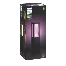 Zewnętrzna latarnia Philips Impress Hue Outdoor Pedestal Light Black 17434/30/P7