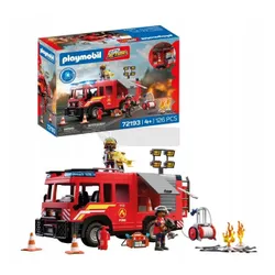 PLAYMOBIL 72193 Pojazd wóz straży pożarnej, zestaw do zabawy +4 lat