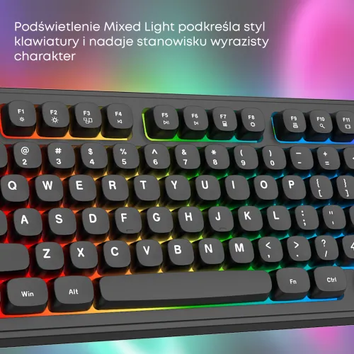 Klawiatura membranowa Ajazz AF98 Czarny
