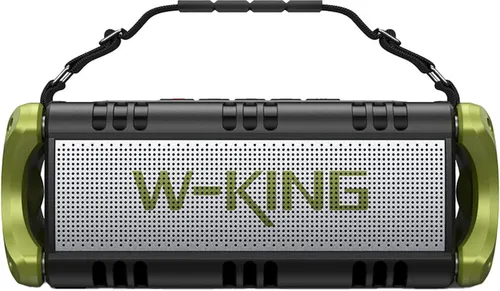 Głośnik mobilny W-KING D8 Czarno-zielony