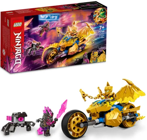 LEGO 71768 NINJAGO Złoty smoczy motocykl Jaya