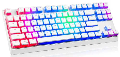 Klawiatura MODECOM Volcano Lanparty RGB Biały