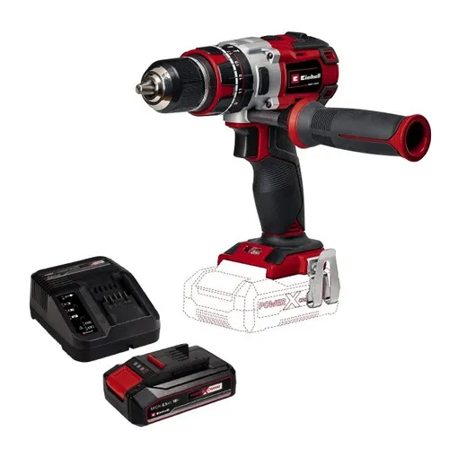 Wiertarko-wkrętarka EINHELL TE-CD 18 LI-I-Solo + Akumulator EINHELL 4512097 2.5 Ah 18V + Ładowarka