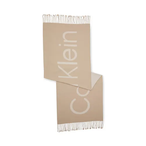 Calvin Klein Franjuri eșarfă 65X195 K60k607322 Doeskin PBP