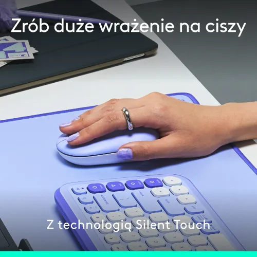 Myszka Logitech POP Mouse Fioletowy