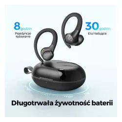 Słuchawki bezprzewodowe Soundpeats Wings2 Dokanałowe Bluetooth 5.3 Czarny