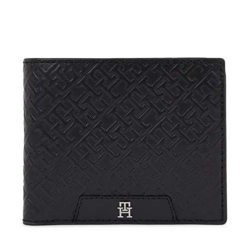 Мужской кошелек Tommy Hilfiger Th Monogram Leather Cc And Coin Am0am11595 Black BDS