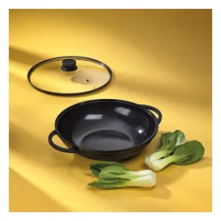 Patelnia wok KELA KE-15174 Atura 32 cm Czarny