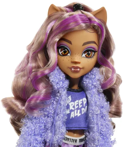 Lalka MONSTER HIGH Piżama Party Clawdeen Wolf HKY67